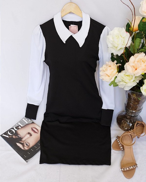 Vestido Jhennifer Manga Longa