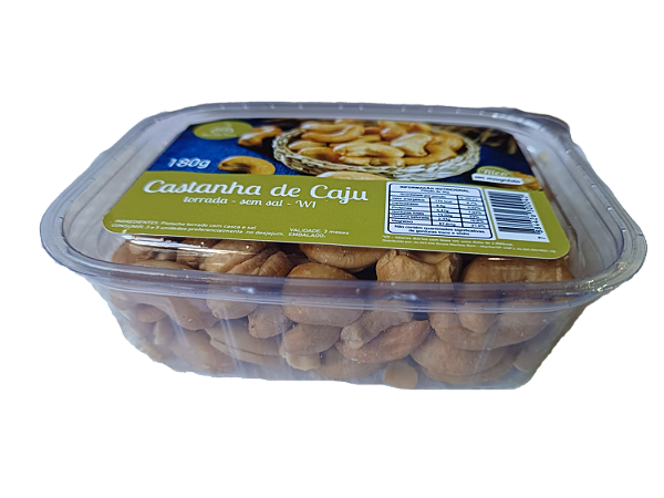 Castanha de Caju Torrada sem Sal W1 - Pote 180g