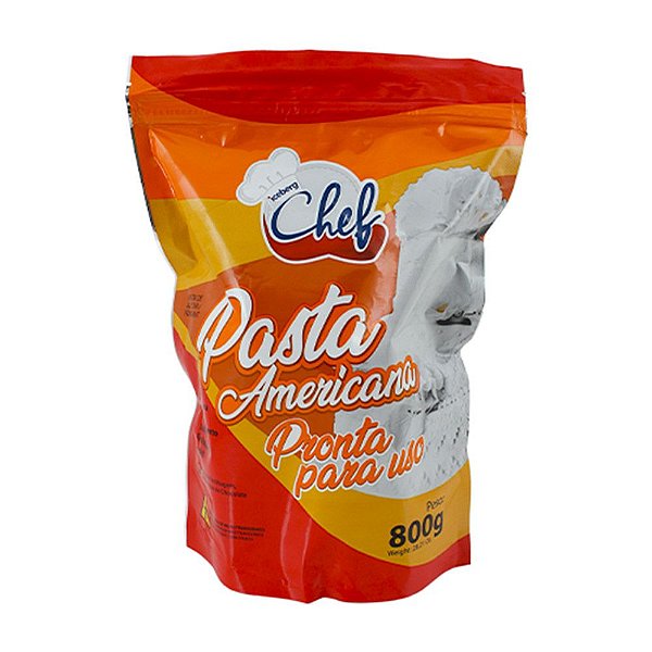 Pasta Americana Branca 800g Iceberg