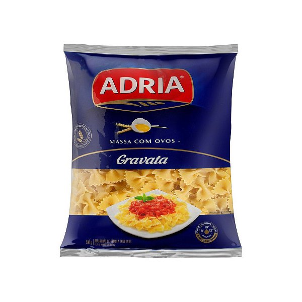 Macarrão Gravata C/Ovos 500G Adria