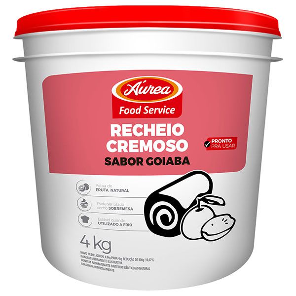 Recheio Cremoso de Goiaba 4Kg Aurea