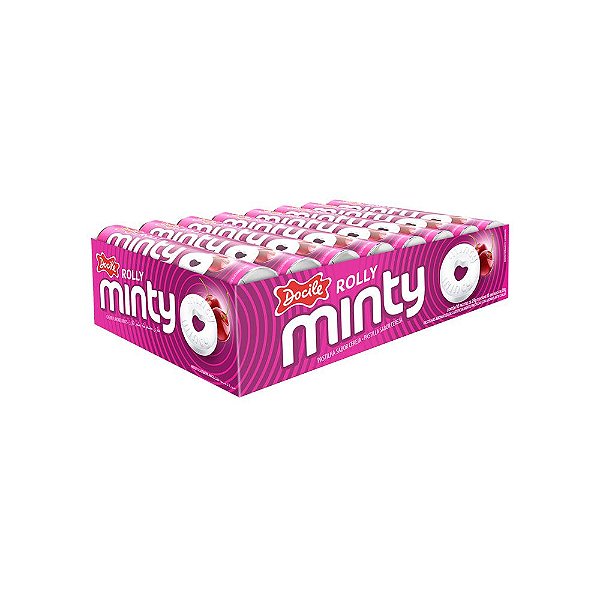 Pastilha Rolly Minty Cereja 16x29g Docile