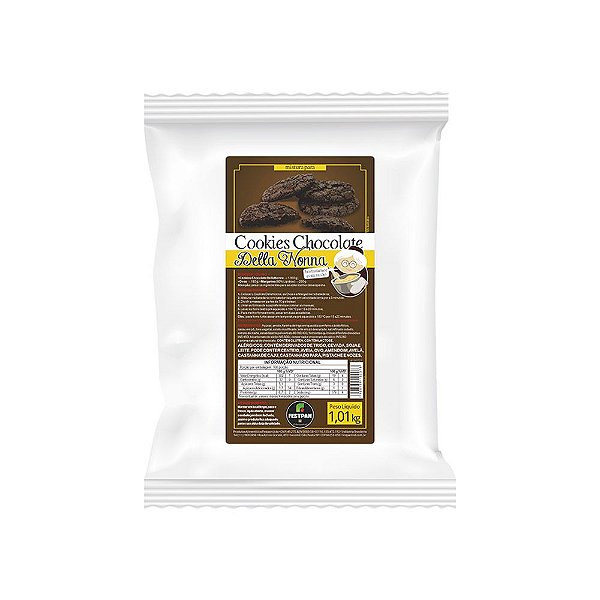 Mistura Cookies Chocolate 1,01KG Dellanonna - Festpan