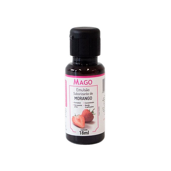 Emulsão Saborizante de Morango 18ml Mago