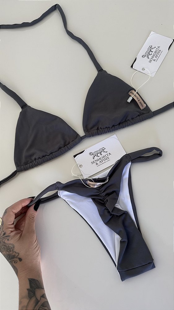 Biquíni Tulipa - Cinza