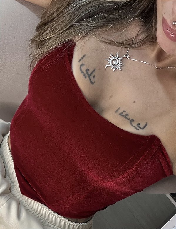 Corset Cry Baby - Veludo Vermelho.