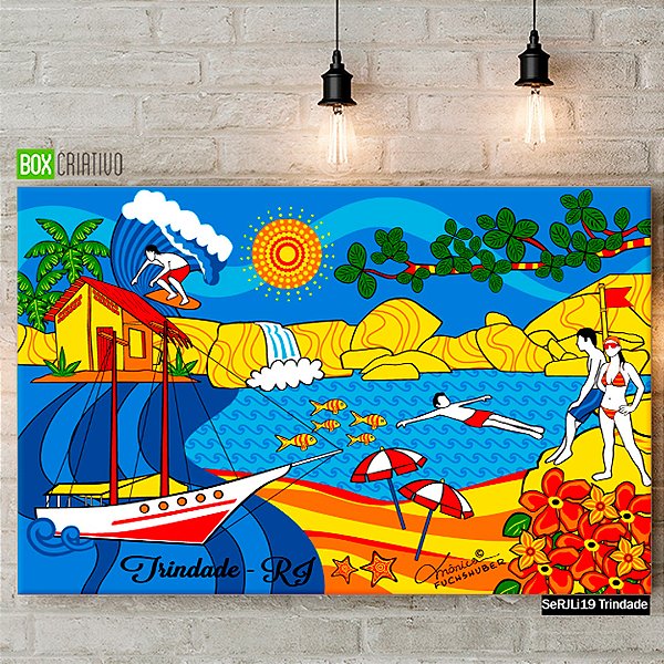 Quadro Tela em Canvas - Trindade - Coleção Mônica Fuchshuber