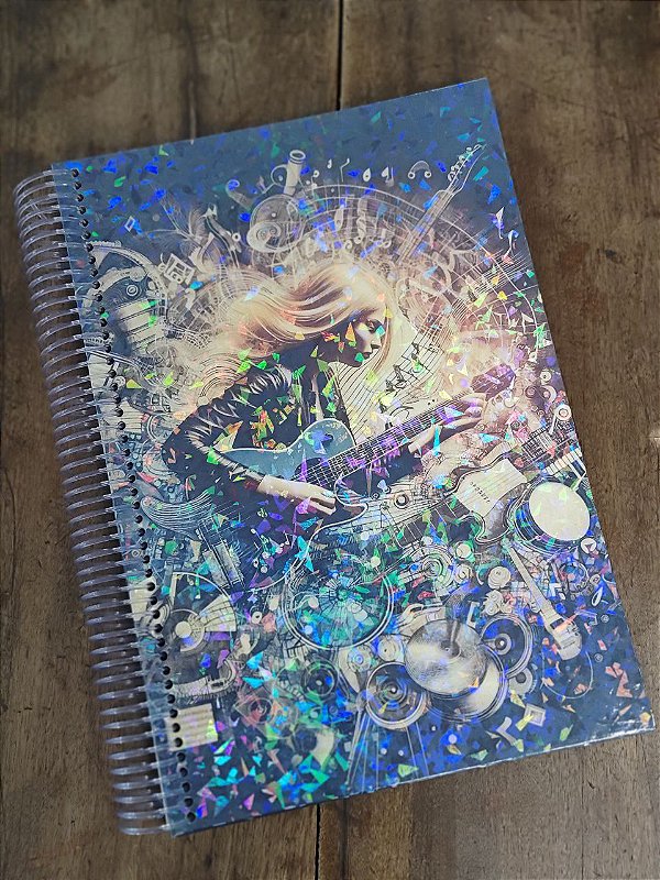 Caderno Pauta Musical Espiral