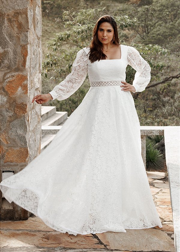 VESTIDO DE NOIVA PLUS HARMONY