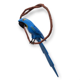 ARARA EM MADEIRA AZUL TOTAL