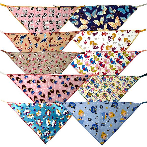 Bandana Pet Big Meninas OTosador - 10 Unidades