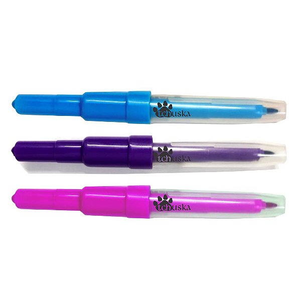 Canetas Criativas Art Color Tchuska - kit com 3 canetas
