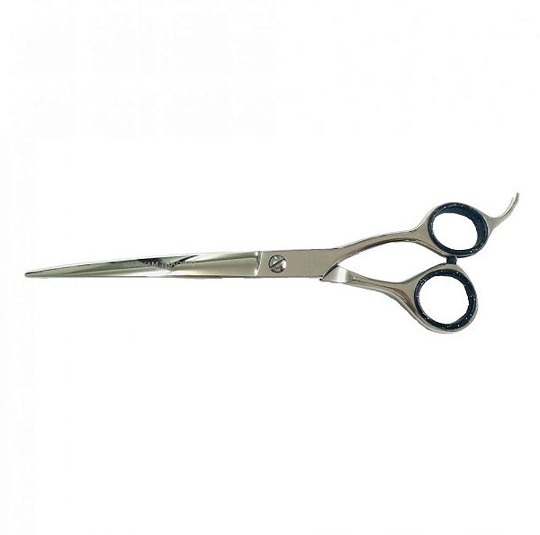Tesoura Profissional Semi Curva Prata 8