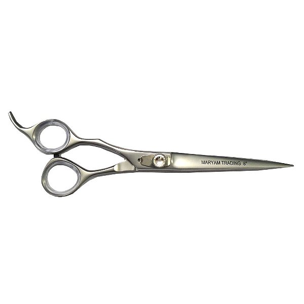 Tesoura Profissional Reta para CANHOTO Prata 8.5