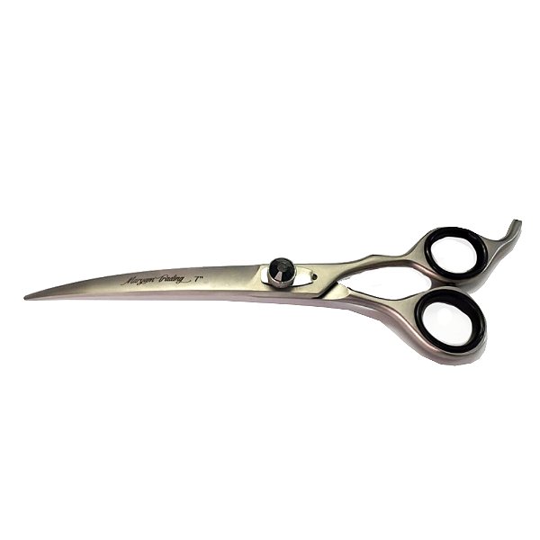 Tesoura Profissional Curva Prata 7.5''