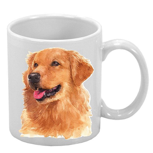 Caneca Racas 325ml - Golden