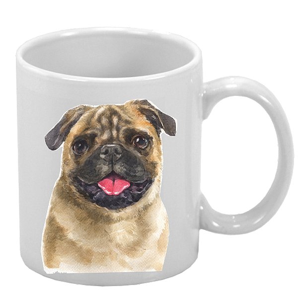 Caneca Racas 325ml - Pug