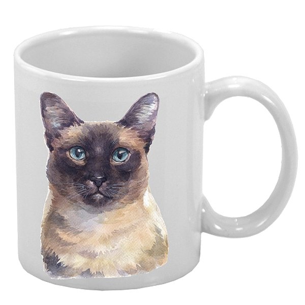 Caneca Gato 325ml - Siames