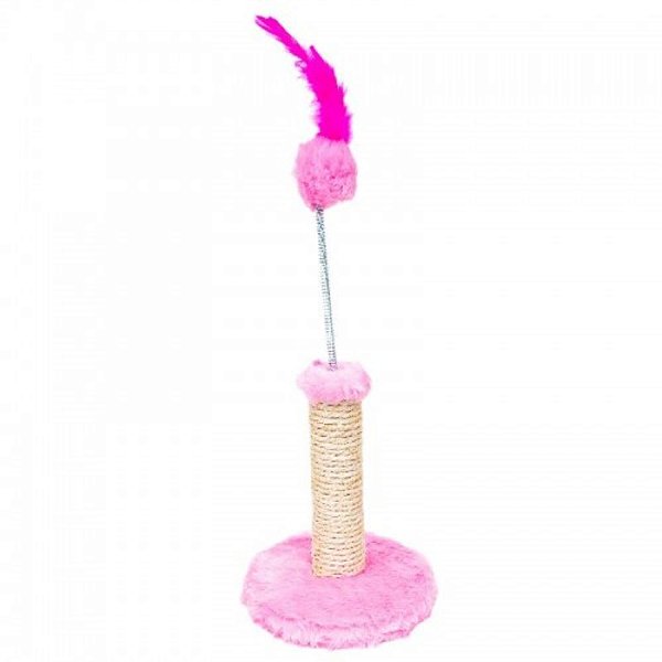 Arranhador Pelucia ROSA - Tamanho P 23cm
