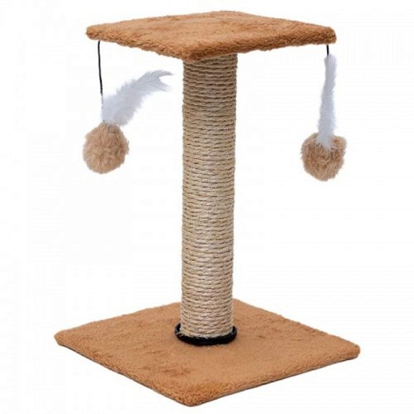 Arranhador Plataforma Quadrada BEGE - Altura 37cm