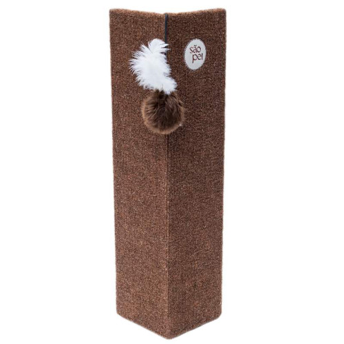 Arranhador Fit para canto moveis MARROM - Altura 55cm