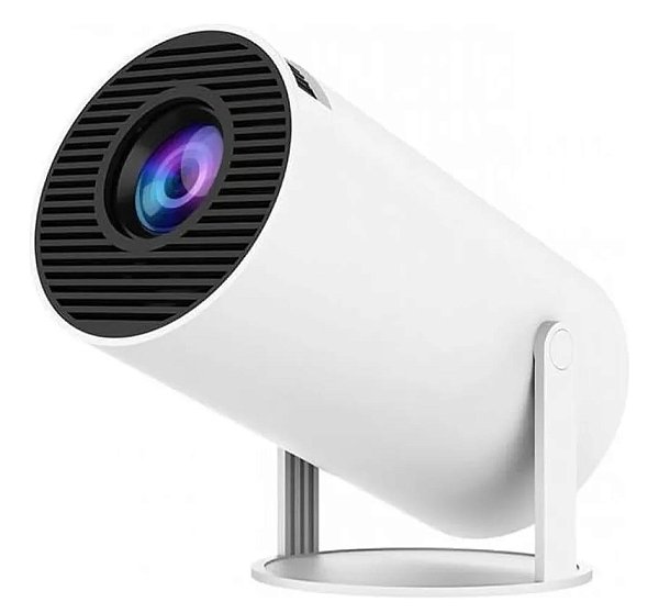 Projetor Interestelar Hy300 Mini Branco Netflix Wi-Fi Branco