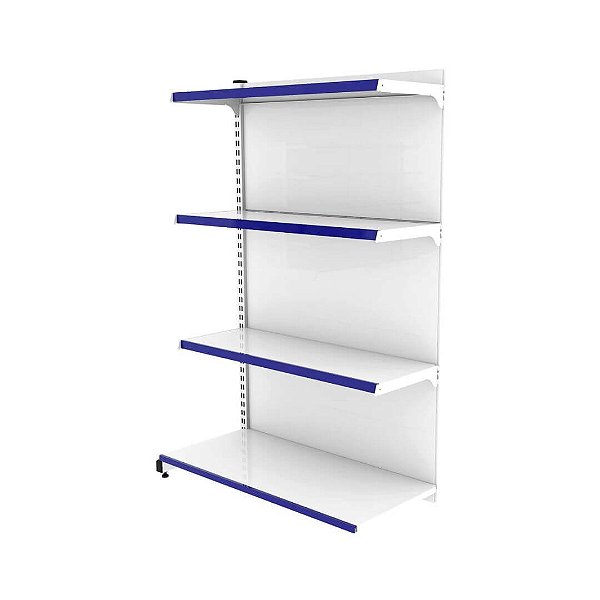 Gôndola Continuação de Parede 140 40x30 - Base + 3 Band - Branco