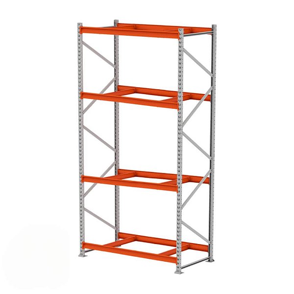 Mini Porta Pallet Inicial 500KG Com 4 Long 3000X1200X800 Sem Band