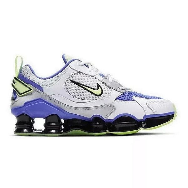 Tênis Nike Shox 12 Molas Masculino Azul Branco E Verde