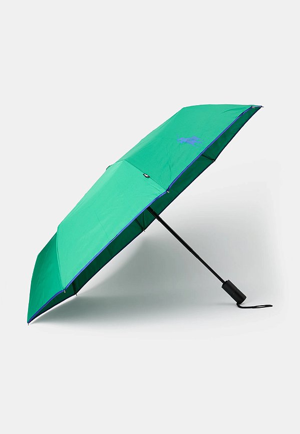 Guarda-Chuva Masculino Polo Ralph Lauren Umbrella Verde e Azul