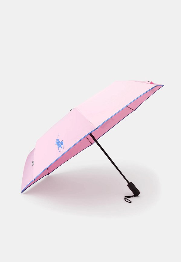 Guarda-Chuva Feminino Polo Ralph Lauren Umbrella Rosa e Azul