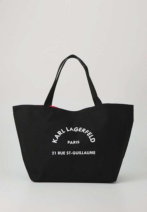 KARL LAGERFELD Bolsa tote unissex - preta