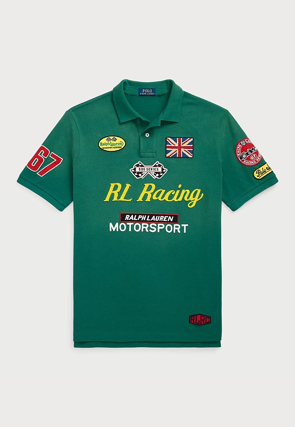 Camisa Polo Ralph Lauren Racing Motorsport Verde