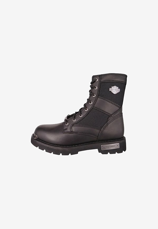 Bota Coturno Masculino de cano curto com cadarço Harley Davidson - preta