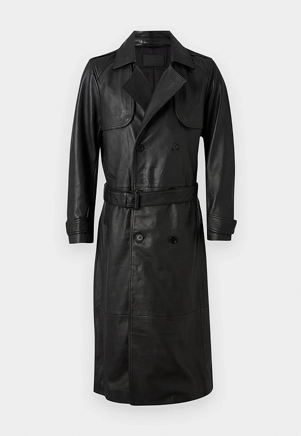 Trench Coat Masculino Preto Neo – AllSaints