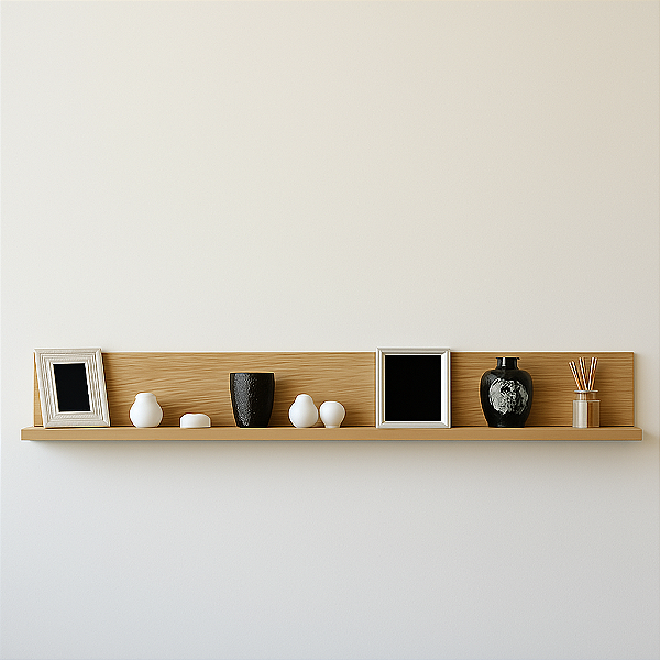 Prateleira com Aba Traseira - 100% MDF - 18mm - Escolha as Medidas e as Cores