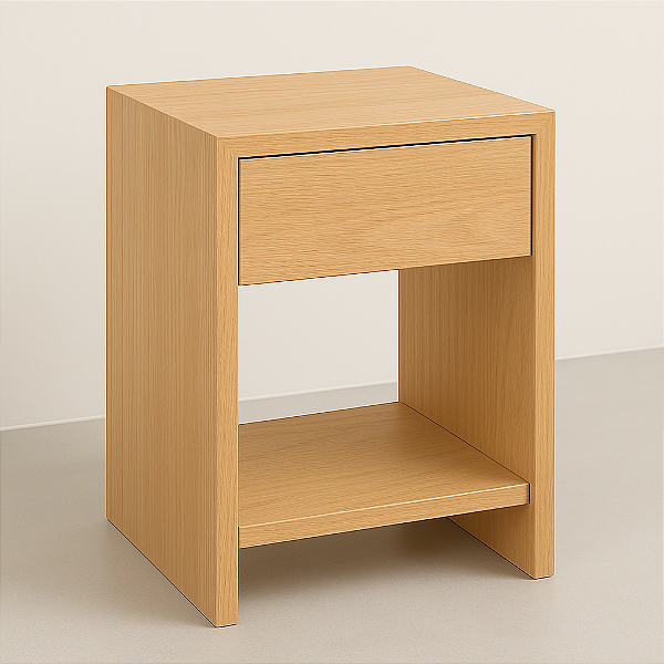 Mesa de Cabeceira com 1 Gaveta – 100% MDF – Diversas Cores Disponíveis