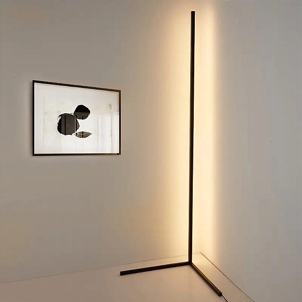 Lâmpada de Canto 155CM de LED RGB Regulável - Iluminação Moderna