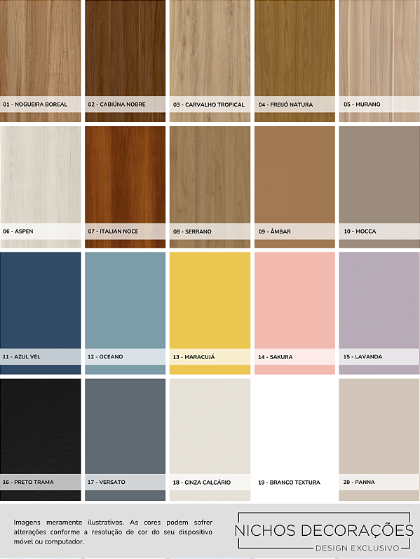 Mesa de centro Madeira MDF 18mm - Escolha sua Cor! - Nichos Decorações ...