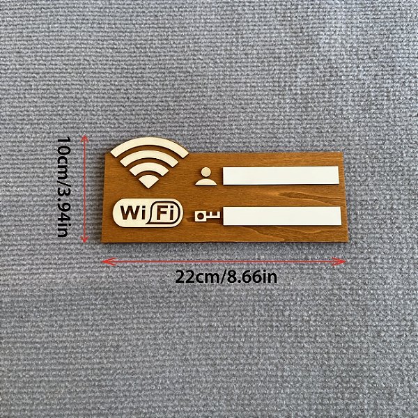 Expositor de senha Wi-FI