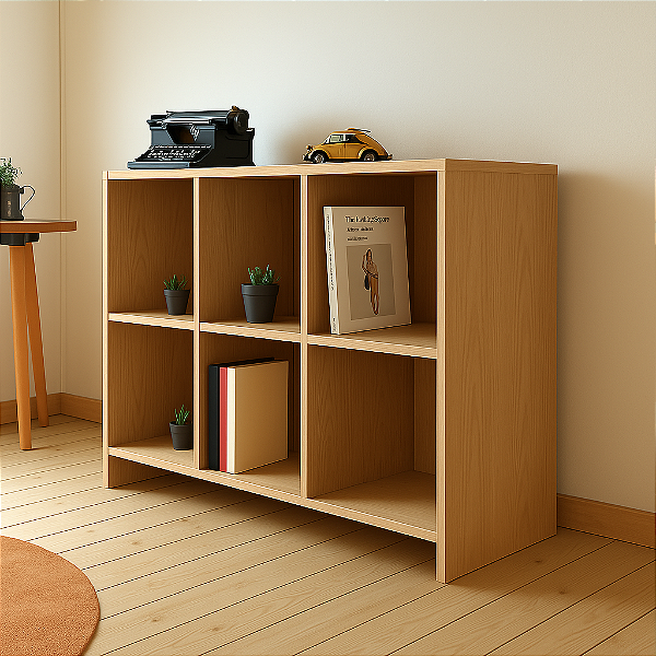 Aparador de Nichos Sem Fundo – 100% MDF 18mm – Ideal para Organização e Decoração