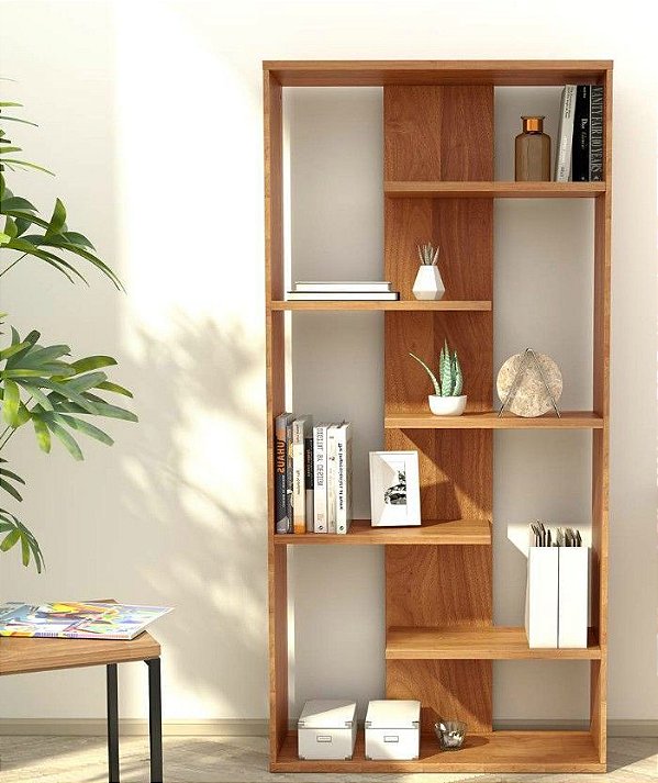Estante Biblioteca para Ambientes Pequenos - 100% MDF 18mm - Escolha sua cor!