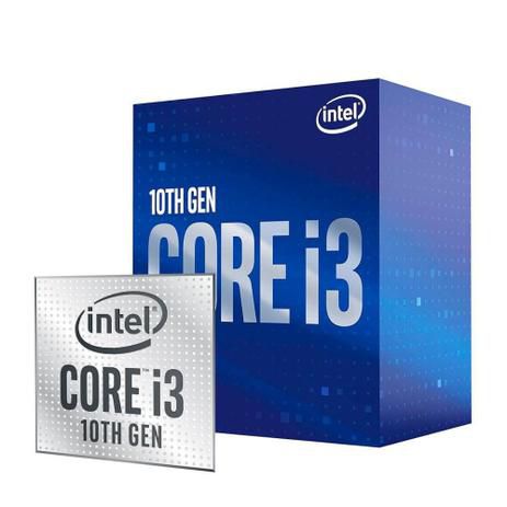Processador Intel Core I3-10105F 3.70GHz, 4.4GHz Turbo