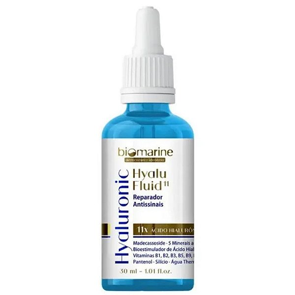 Ácido Hyaluronic Hyalu Fluid Reparador Antissinais Biomarine