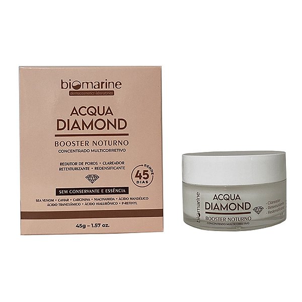 Booster Noturno Clareador Acqua Diamond Biomarine