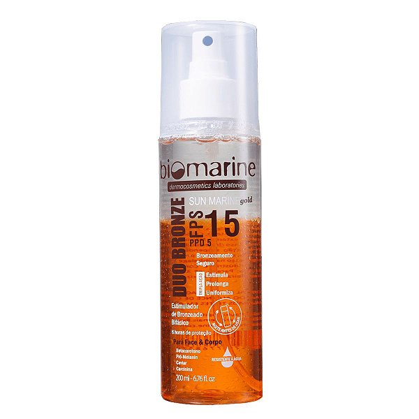 Bronzeador Duo Bronze Sun Marine Fps15 Biomarine