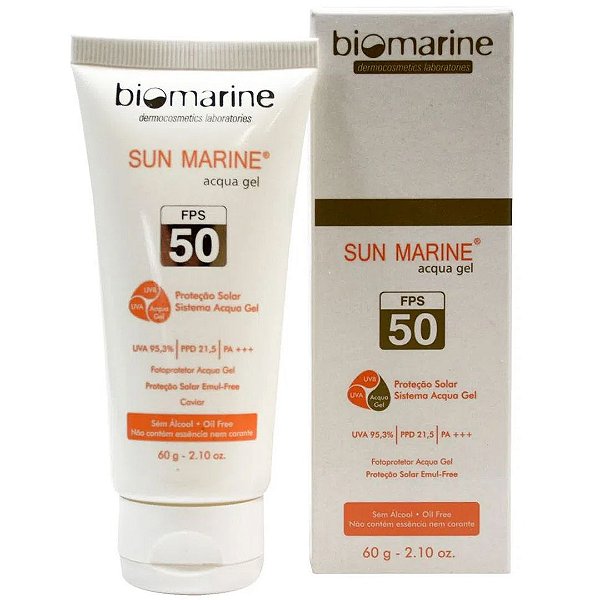 Protetor Solar Sun Marine FPS 50 Acqua Gel Biomarine