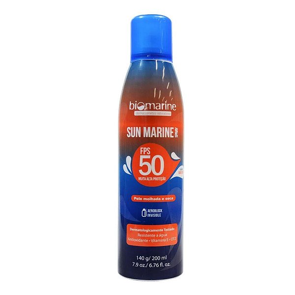 Protetor Solar Sun Marine Spray FPS 50 Biomarine