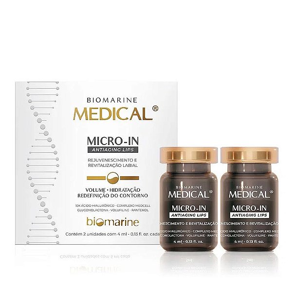 Medical Micro-In Antiaging Lips Revitalização Labial Biomarine