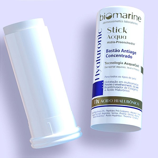 Hidrante Facial Stick Acqua Hyaluronic Biomarine